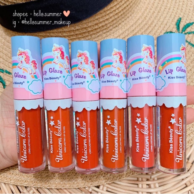 [ORI THAILAND] Kiss Beauty Unicorn Matte Lipcream