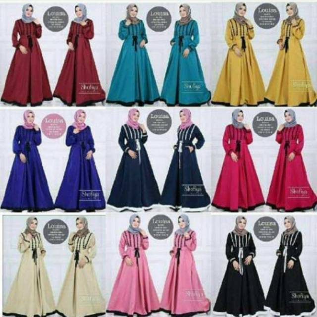  Baju  Gamis Syari  Murah Grosir Baju  Muslim Murah Gamis 