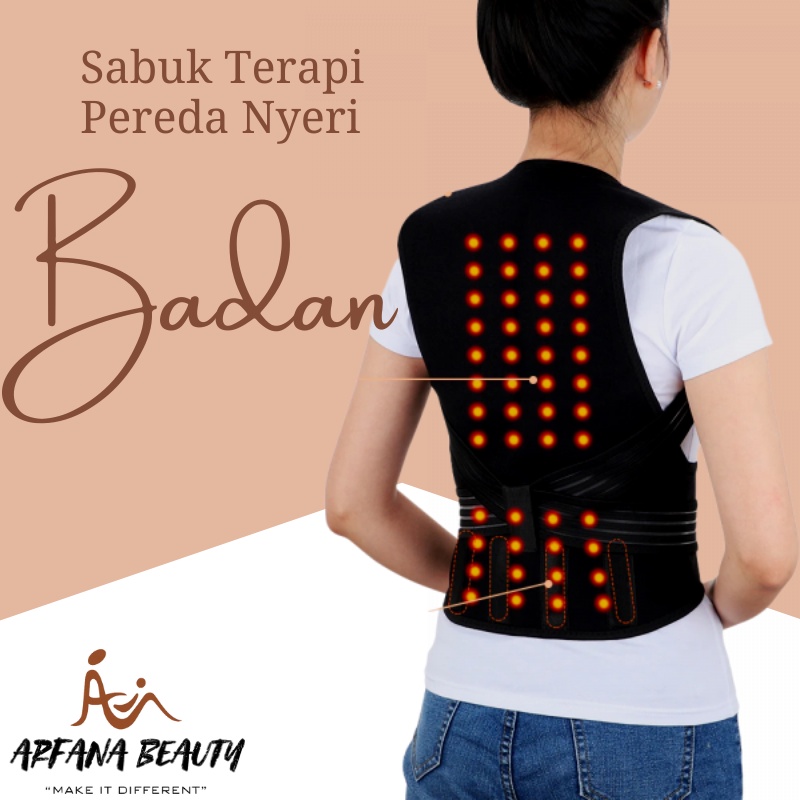 Alat Terapi Badan Perawatan Diri Terapi Pundak Punggung Pinggang Tourmaline Back Waist Shoulder
