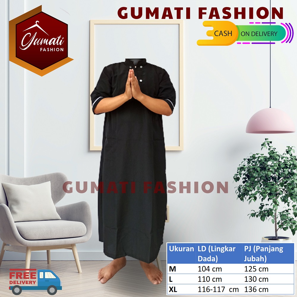 jubah arab lengan pendek BESTSELLER / GROSIR jubah pria lengan pendek
