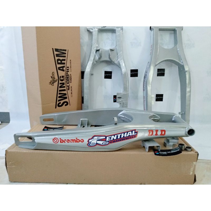 Swing Arm Scorpio model KTM panjang 66cm Sudah pnp scropio Supermoto
