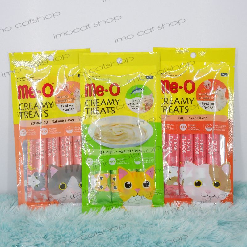 Meo creamy liquid treats cemilan kucing