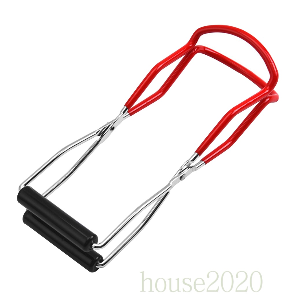 [HOUSE2020]Can Lifter Tong Baby Milk Bottle Food Jar Non-slip Jar Lifter Secure Grip Clamp Lifting Tool, Red