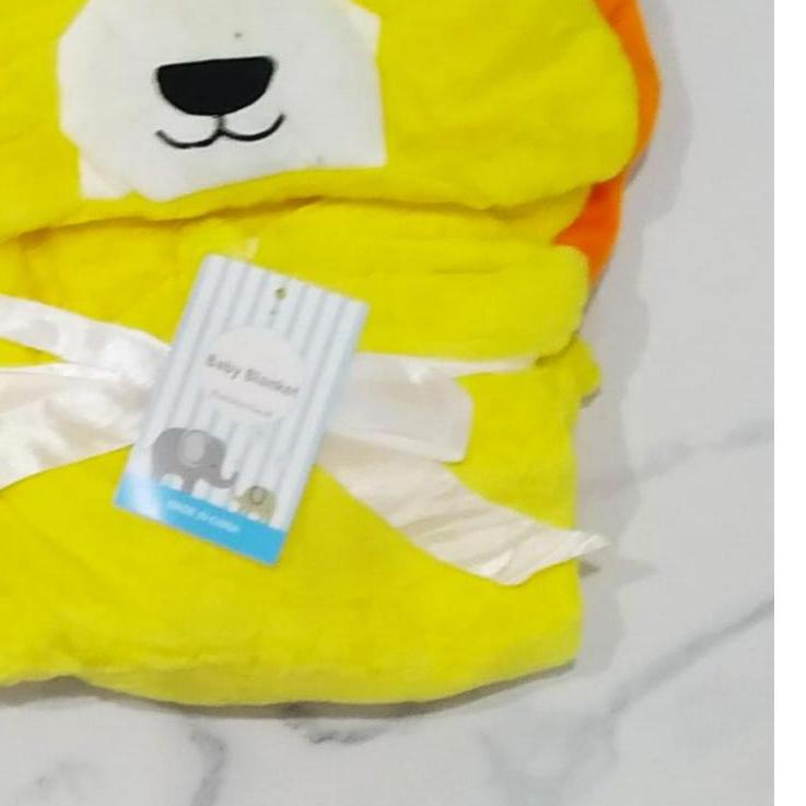 Selimut Bayi Tebal / Baby Blanket / Selimut Topi Bayi