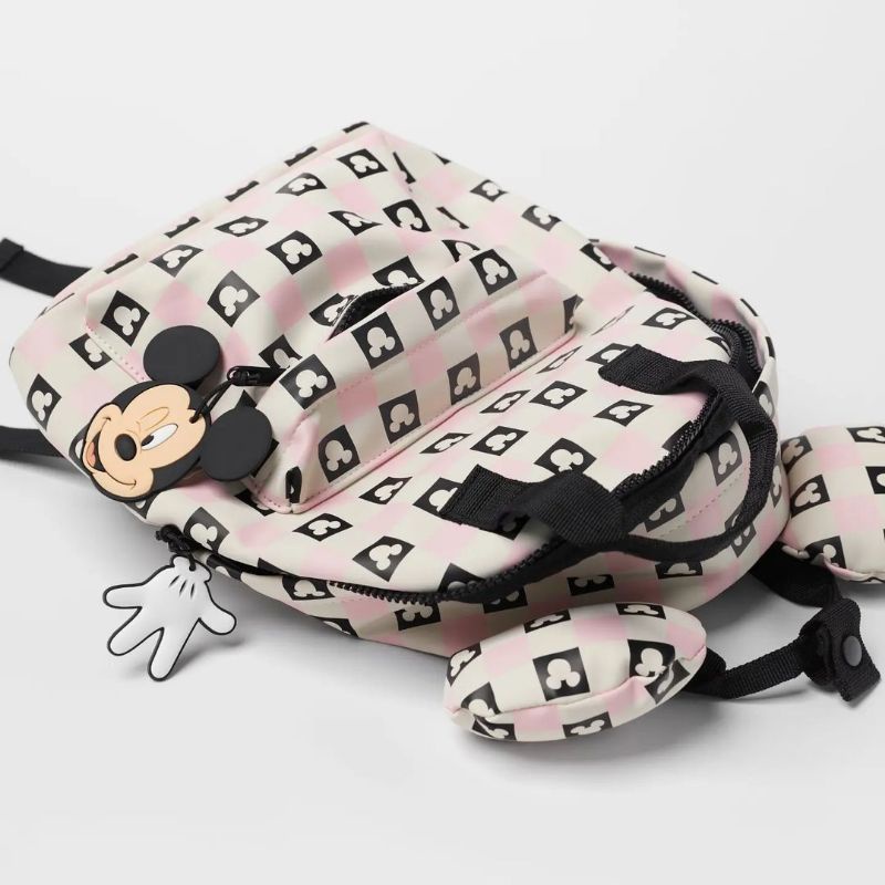 ZRA  KIDS/ MICKEY MOUSE ® DISNEY CHEQUERED BACKPACK