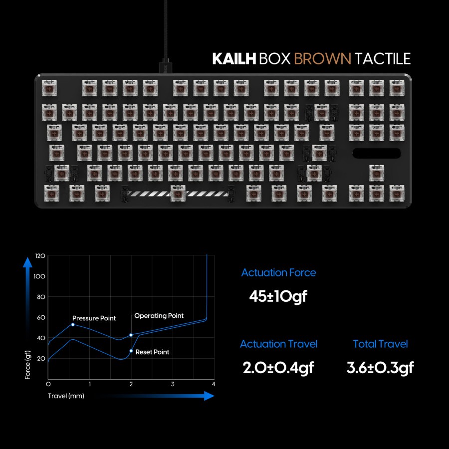 Kailh Box Brown Mechanical Switch Tactile Switch Switches Keyboard