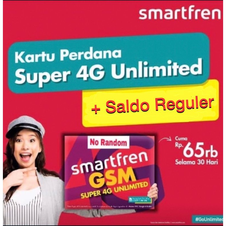 Kartu Perdana Smartfren Saldo Reguler Khusus Reseller