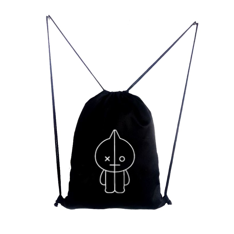 STRINGBAG TAS RANSEL SERUT SABLON VAN| bahan drill halus premium