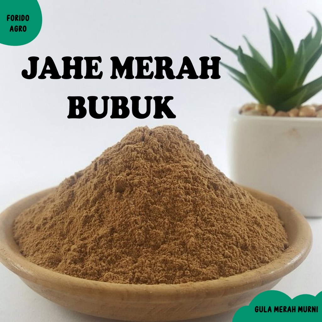 

Jahe Merah Bubuk 500gr - Original 100% Murni Tanpa Campuran