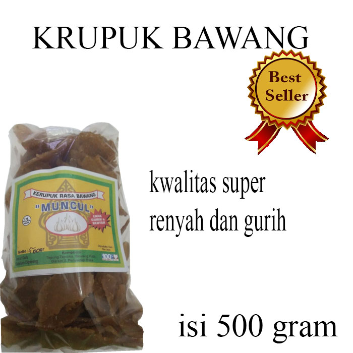 KRUPUK MENTAH RASA BAWANG