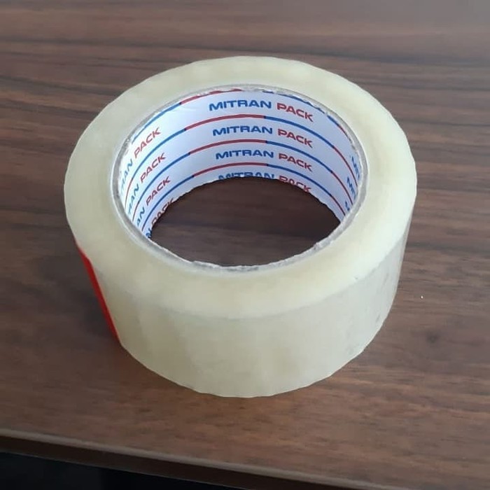 Lakban Isolasi Bening Packing Barang Online Shop 48mm 90 yard