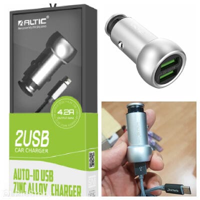 Charger Mobil fast CAR CHARGER TRAVEL MOBIL 2 USB 4.2A support fast charging not LDNIO