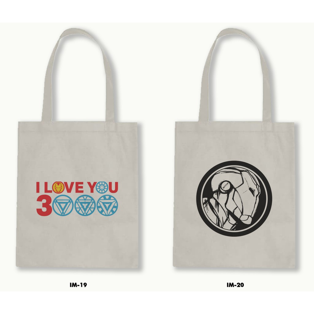 TOTE BAG BLACU - IRON MAN .01