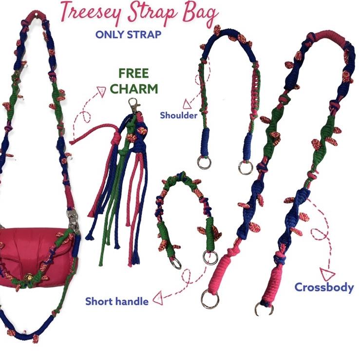 Top Produk.. strap bag macrame FREE BAG CHARM