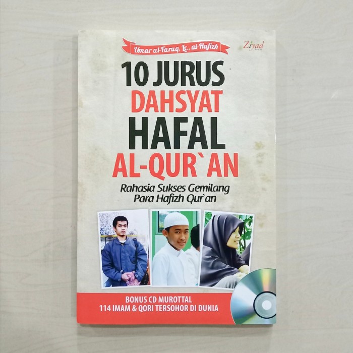 

Buku 10 jurus dahsyat hafal alquran BONUS DVD panduan dan Dvd murottal