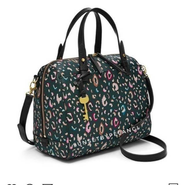 Tas Fossil Rachel Satchel Green Multi
