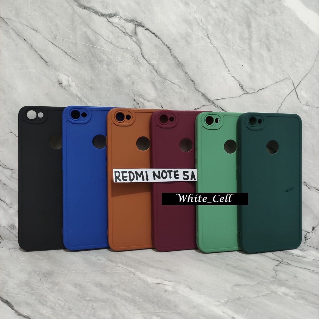 SoftCase ProCamera Silicon Matte Case Full Cover Redmi Note 5A Redmi Note 6 Pro Redmi S2 White_Cell