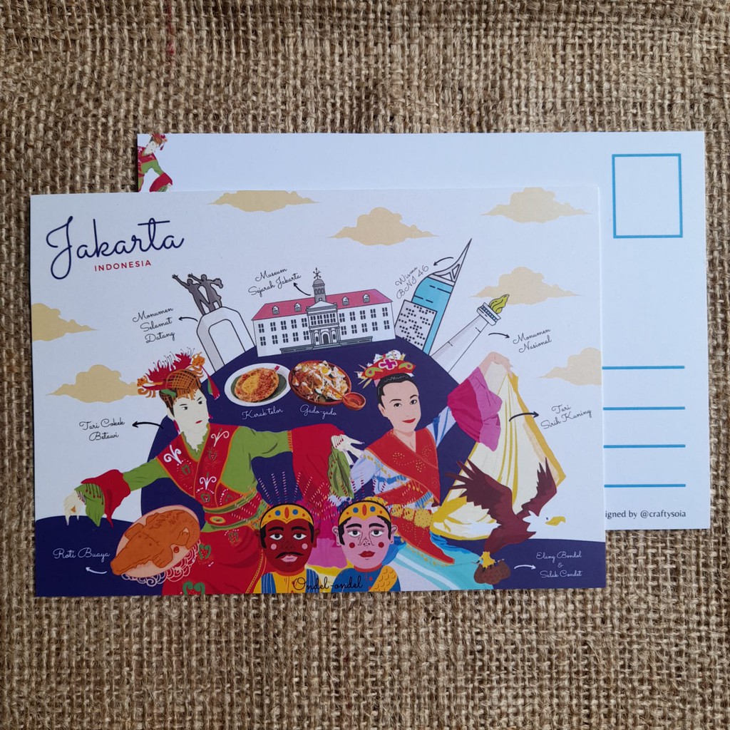 

Kartu Pos / Postcard / Postcrossing Indonesia - Jakarta