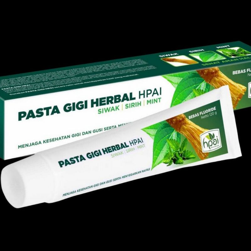 pasta gigi herbal  siwak sirih mint 