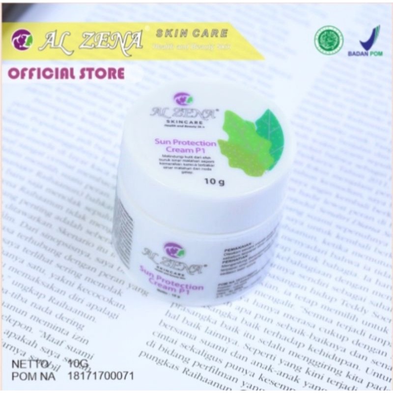 DAY CREAM ALZENA SKINCARE (SUNSCREEN)/SUN PROTECTION BPOM COD