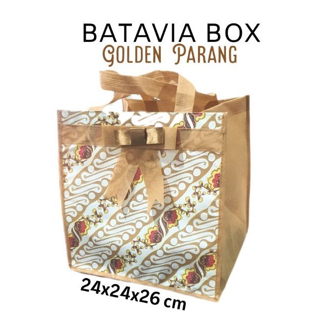 

Tas Goodie Bag Golden Prng 24x24x26 cm (MINIMAL PEMBELIAN 5PCS)