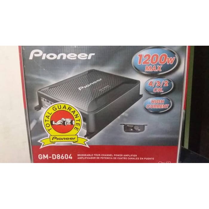 Original Pioneer GM 8604 power amplifier 4 channel Murah
