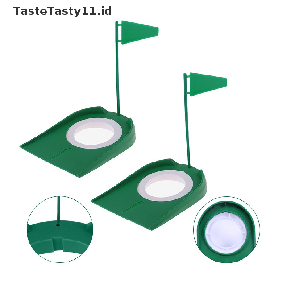 【TasteTasty】 Golf Putter Green Indoor Golf Putting Trainer With Hole Flag Practice Aid Home .