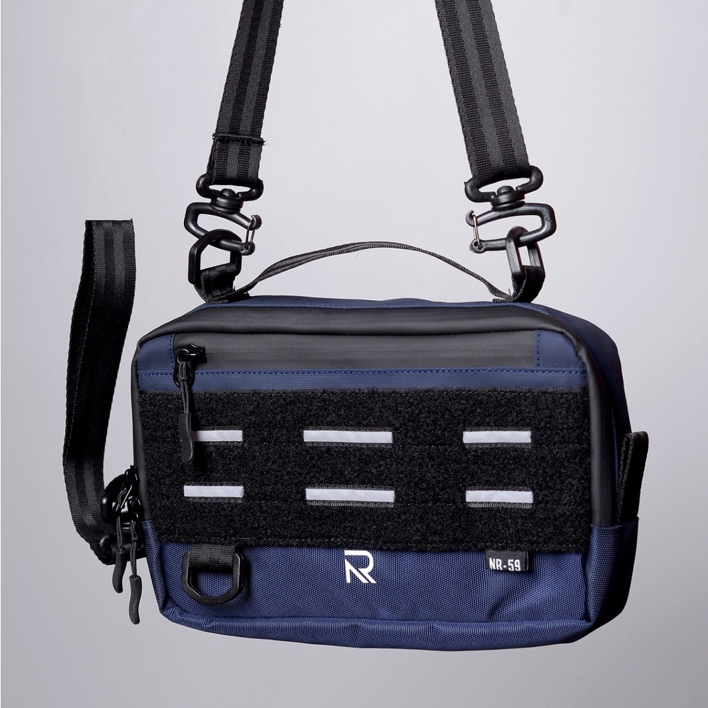 Tas Selempang Handbag  Multifungsi Navy Edition Zhapier NR-59 Black