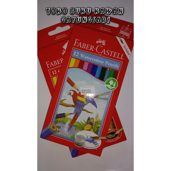 

PENSIL WARNA WATERCOLOUR FABER-CASTELL 12 PCS