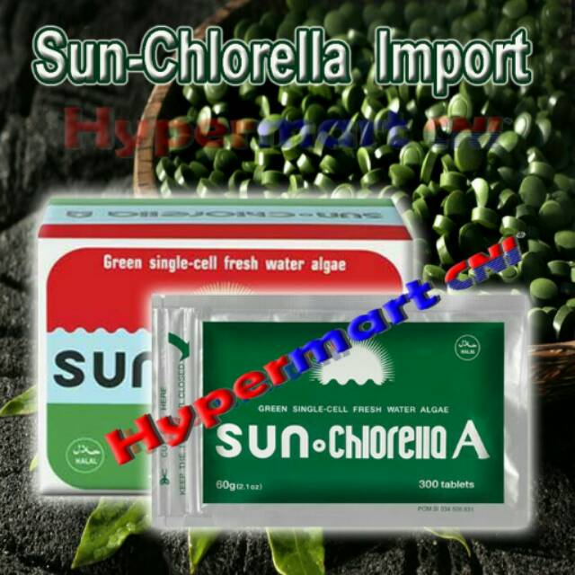 Sun chlorella A,import japan 300 tab