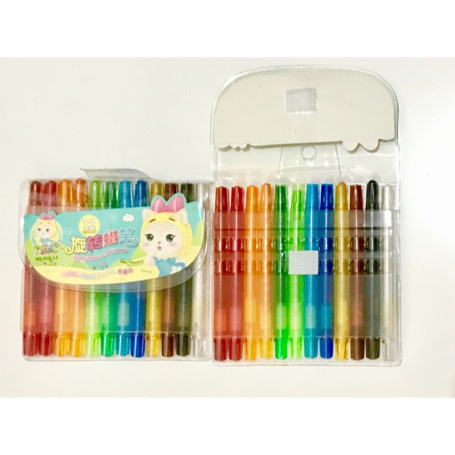 

Crayon putar 11cm . 12 warna