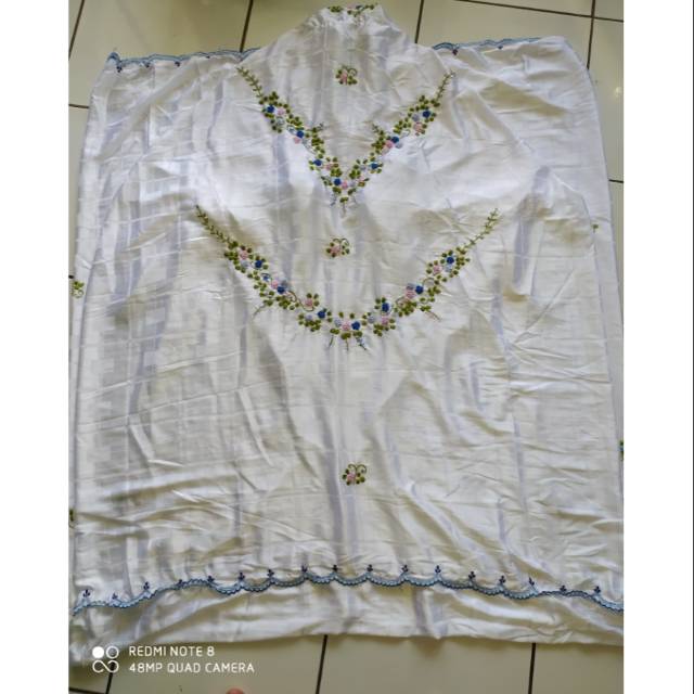 MUKENA BLIT BORDIR ULET & BORDIR PUTIH