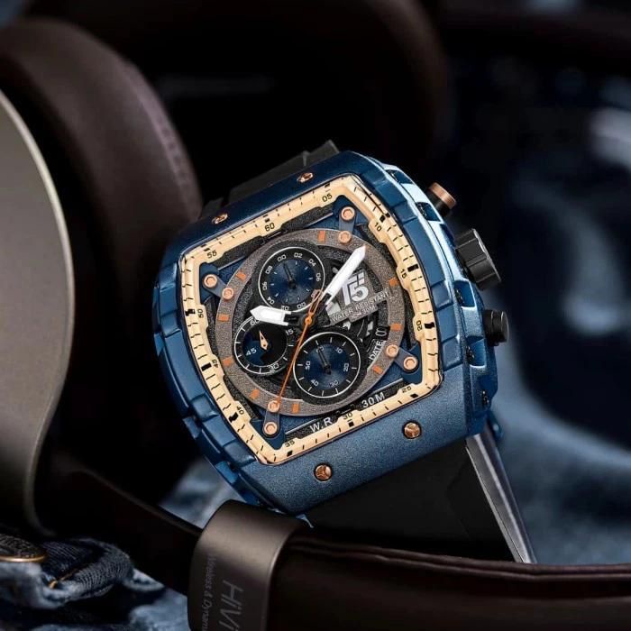 Jam Tangan Pria T5 Original 3856 Krono Aktief Rubber Free Box Water Resistant Jam Tangan Cowok Sport