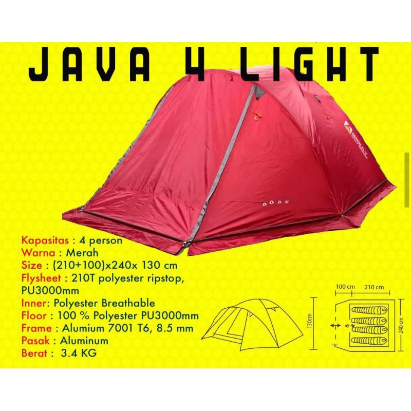 Tenda Great Outdoor Java 4 light