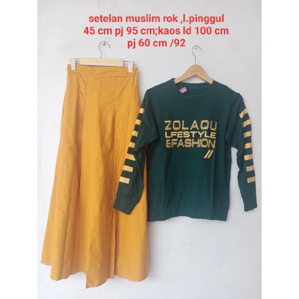 Setelan rok muslim Zolaqu [SALE]