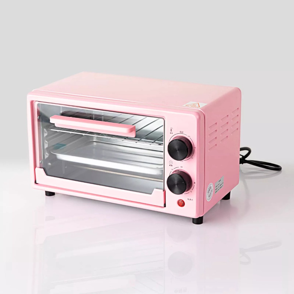 DISKON Electric Oven Microwave Penghangat Makanan Listrik Oven Listrik Kapasitas Besar Oven Listrik Tombol 12L Pemanggang Makanan listrik