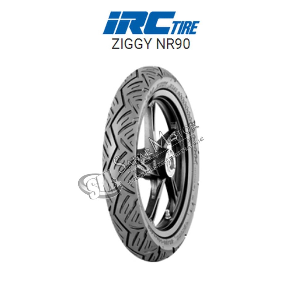 Ban IRC 90/90-17 Ziggy NR90 Ban Tubeless IRC Ban Luar (bebek)