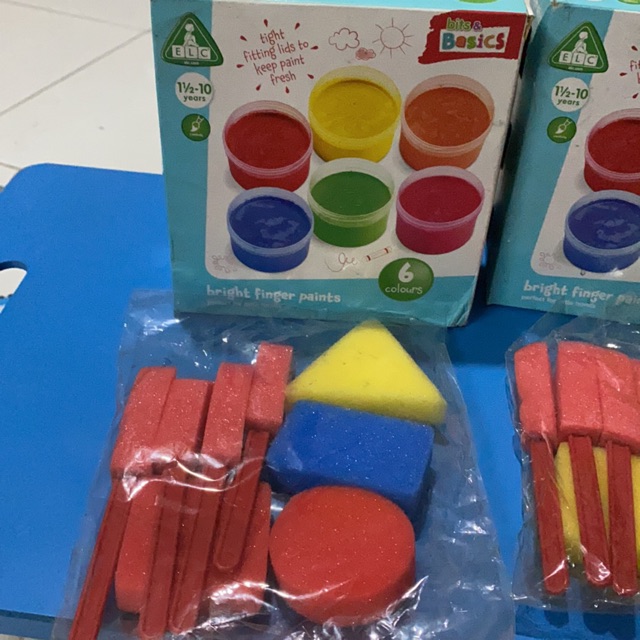 

Paket hemat Finger paint and mixed sponge