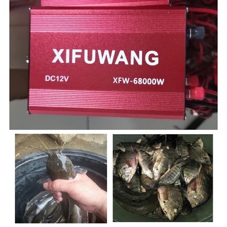 XFW-68000W DC12V Listrik Penangkapan ikan Mesin Ikan Mengejutkan cantik ultrasonik Inverter Elektro Nelayan Electric  Fishing  Machine  Fish  Shocker  Stunner  Ultrasonic  Inverter  Electro  Fisher