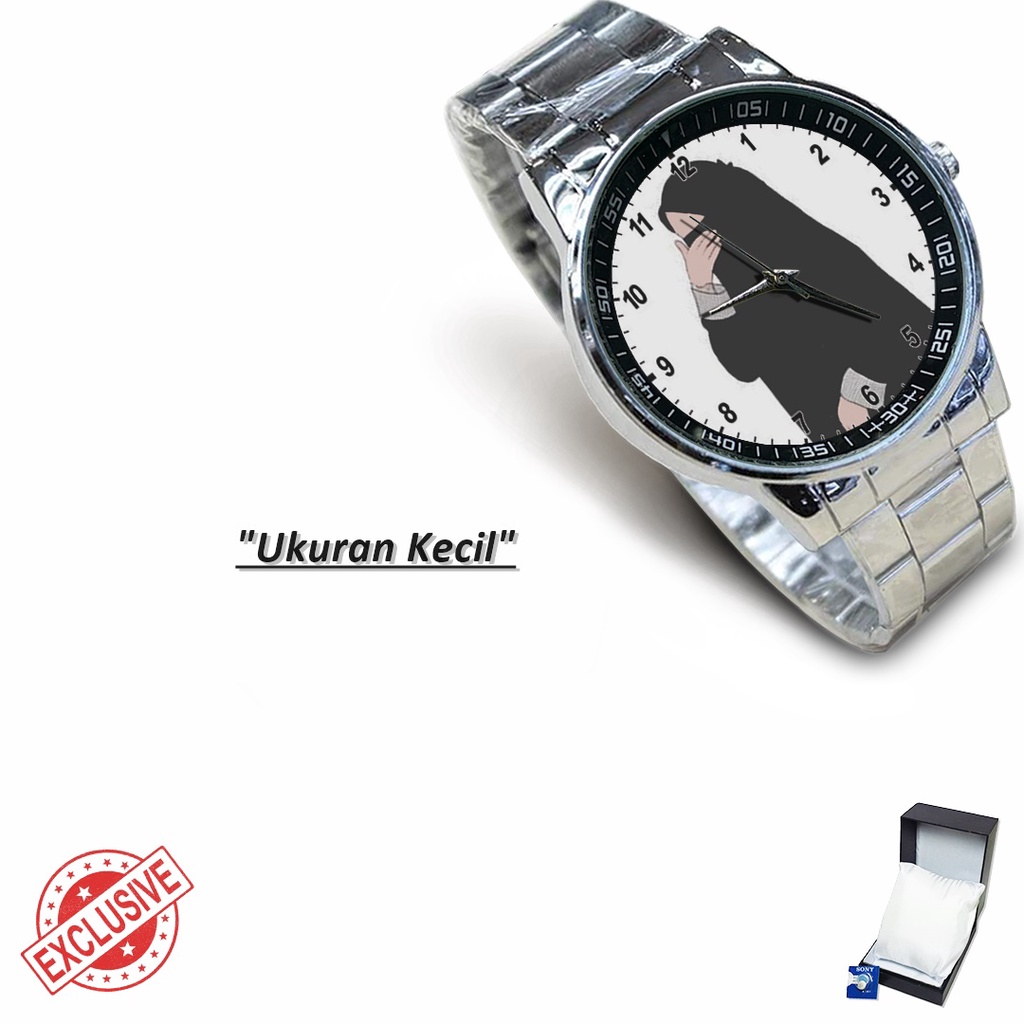 Jam Tangan Rantai Couple HIJAB MOTIF - 1 (Nice)