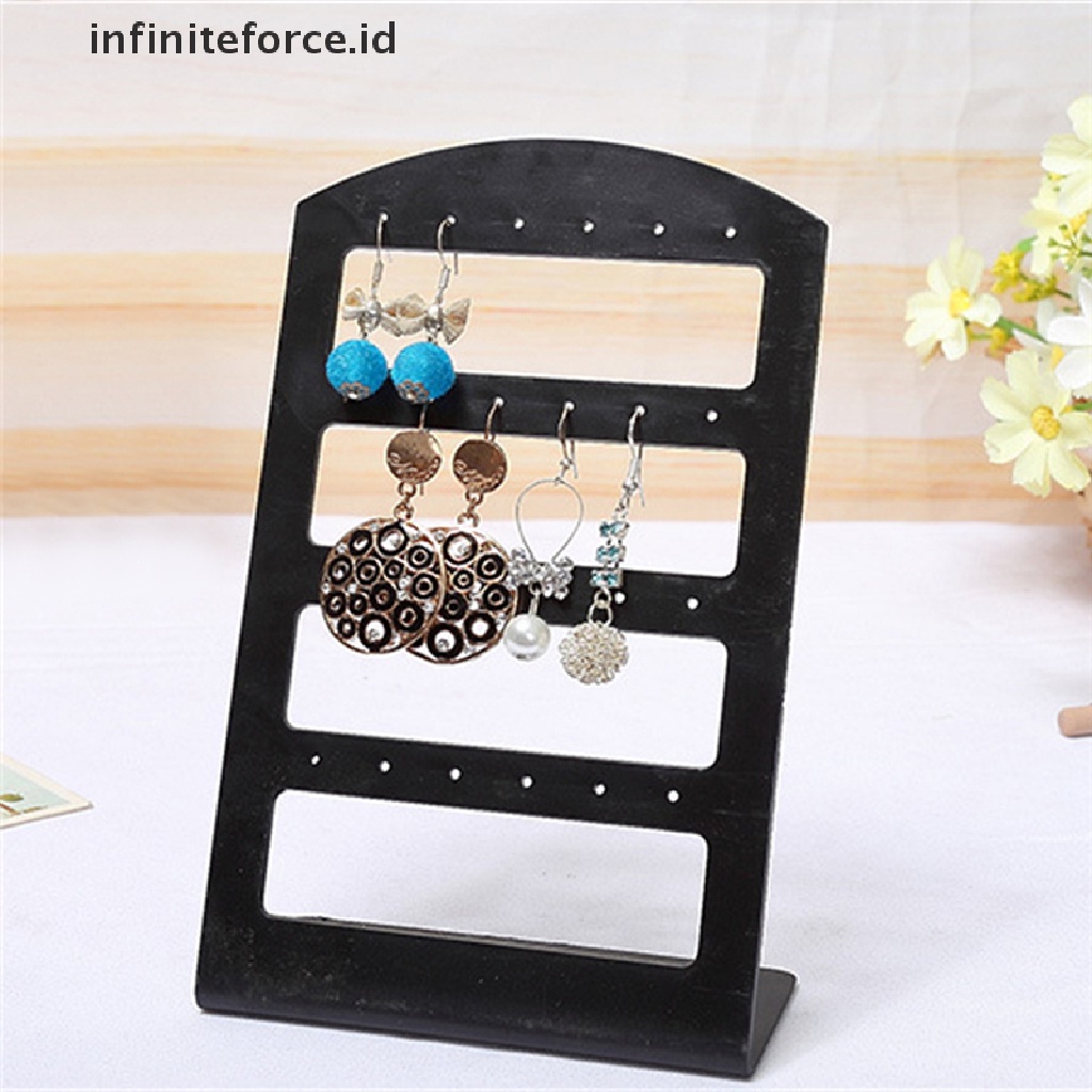 Stand Holder Display Perhiasan Anting Bentuk L