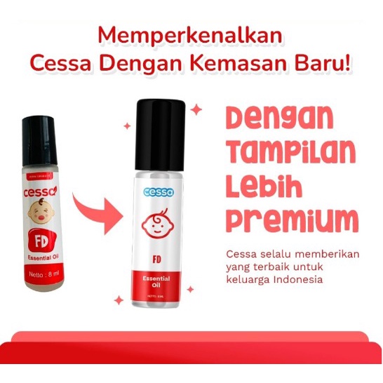 Cessa Essential Oil - Fever Drop | Penurun Demam Bayi / Anak