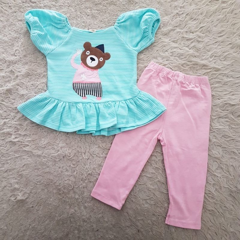 baju bayi Bear Casual Set