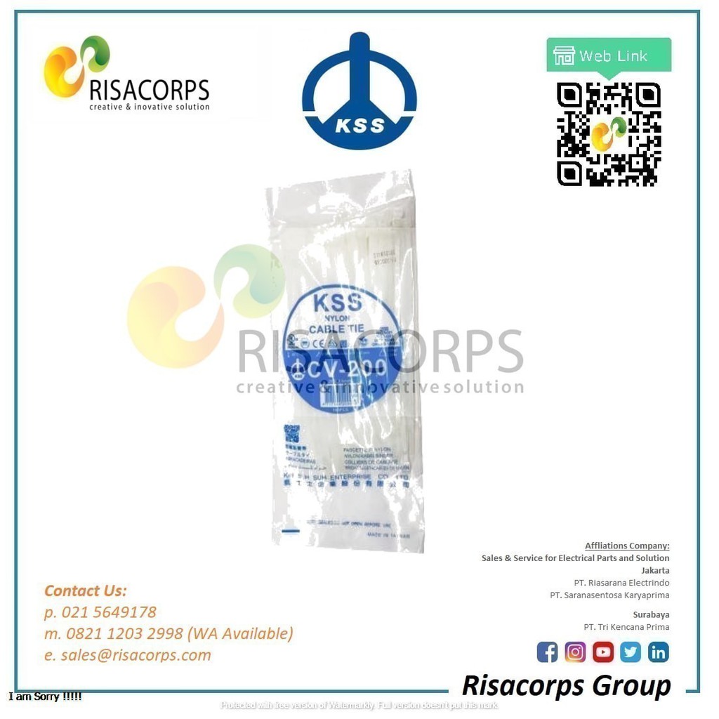 KSS NYLON CABLE TIE CV-200