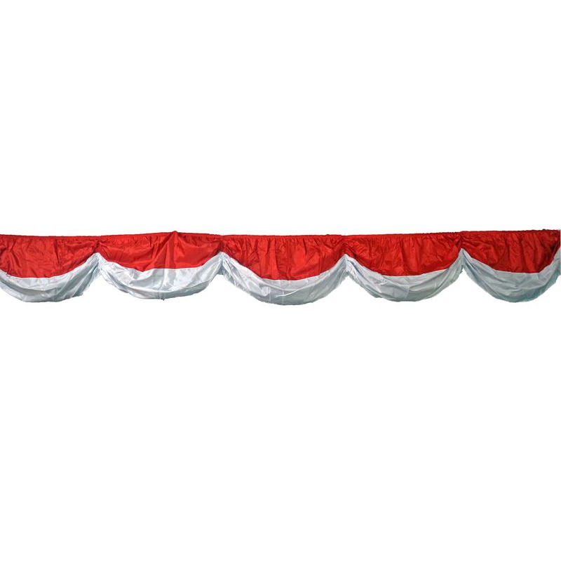 Bendera Rumbai Background karet merah putih