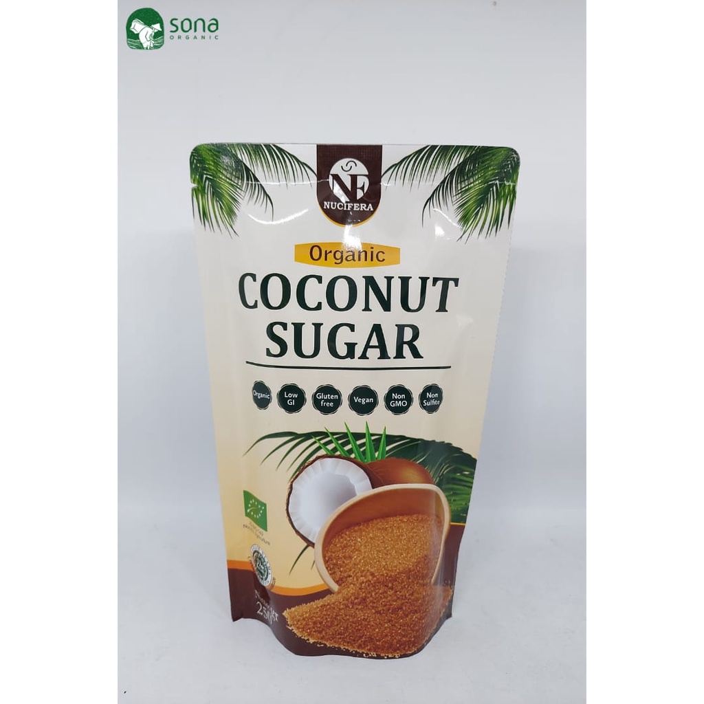 

Gula Kelapa Organic 250 gr - Organic Coconut Sugar 250gr - NUCIFERA