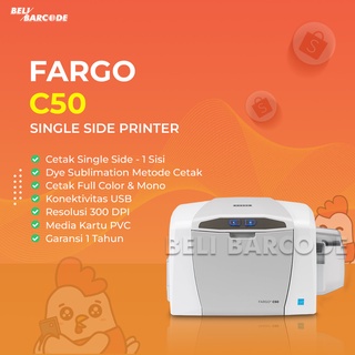 PRINTER ID CARD FARGO C50 - C 50 CETAK KARTU ID MEMBER PEGAWAI