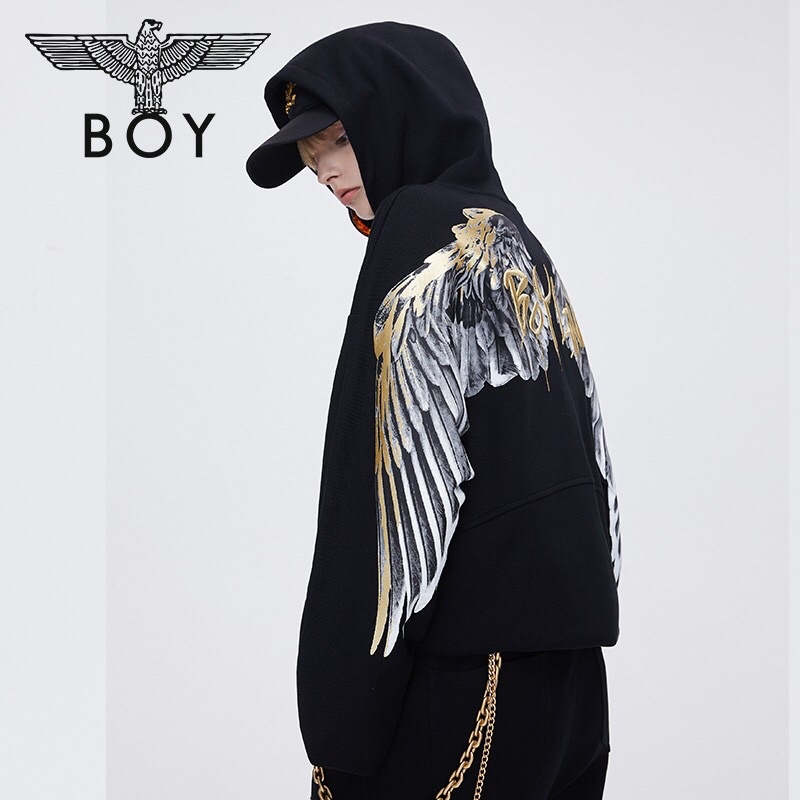 BOY18 SWEATER HOODIE BOY LONDON FULL WINGS PRIA WANITA BIG SIZE