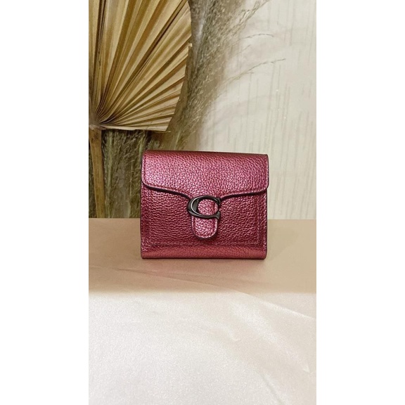 Coach Tabby wallet, metallic cia