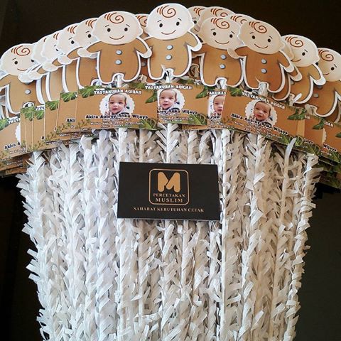 Bendera Aqiqah Karakter